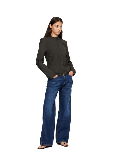 St. Agni Blue Classic Mid Rise Jeans