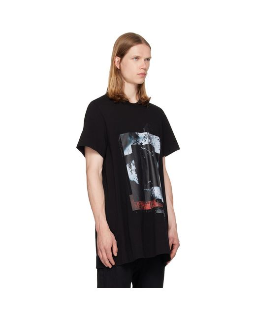 Julius Black Prayer Flare T-Shirt for men