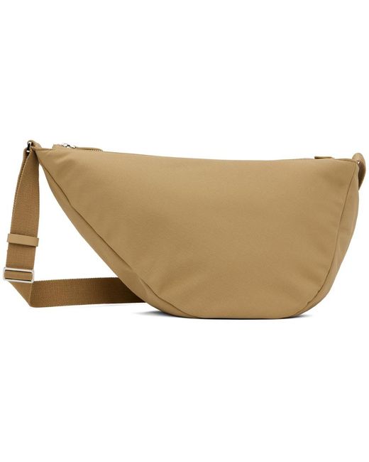 The Row Black Beige Small Slouchy Banana Pouch