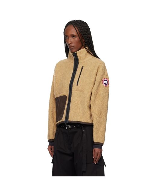 Canada Goose Black Simcoe Zip Up Fleece Jacket
