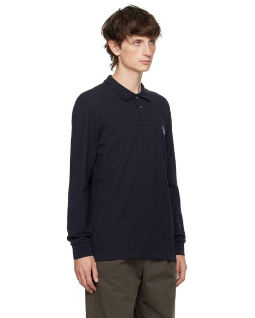 paul smith zebra polo navy