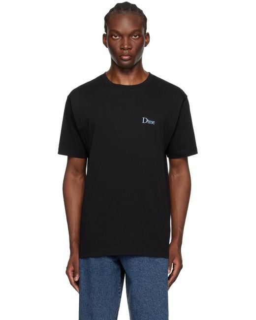 Dime Black Classic T-Shirt for men