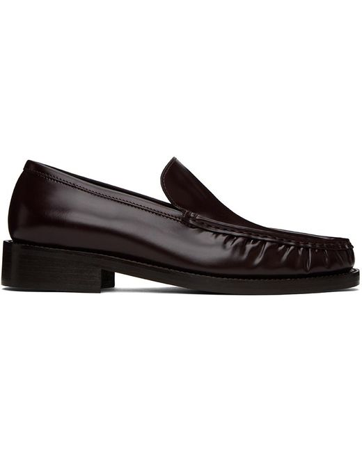Acne Black Initials Loafers for men