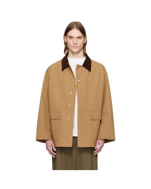 The Row Natural Tan Frank Jacket for men