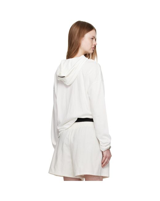 Fear Of God White Long Sleeve Hoodie