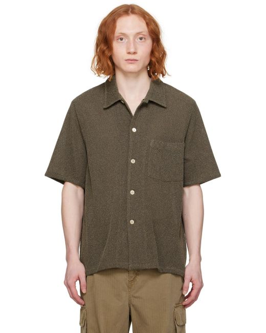 Our Legacy Brown Box Shirt for men