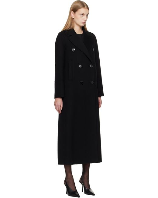 Max Mara Black Smmcustodi Coat