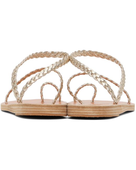 Ancient Greek Sandals Black Eleftheria Sandals