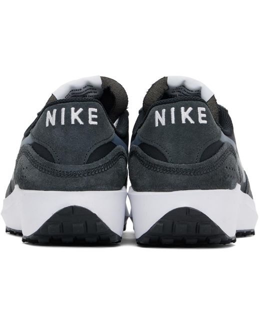 Nike Black Waffle Nav Sneakers for men