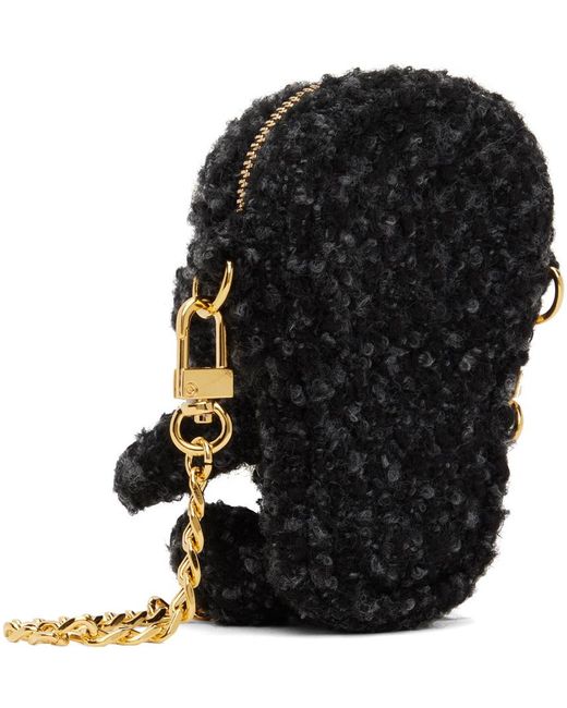A Bathing Ape Black Tweed Baby Milo Bag
