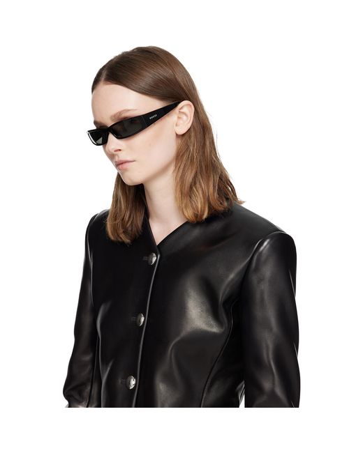 Gucci Gray Rectangular Squared Sunglasses
