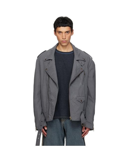 MM6 by Maison Margiela Black Sports Jacket for men