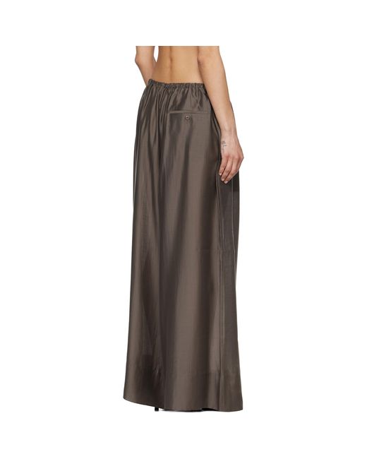 Entire studios Black Vento Wide Leg Trousers