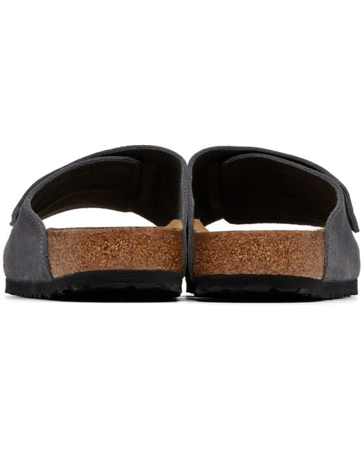 Birkenstock Black Regular Solana Sandals for men