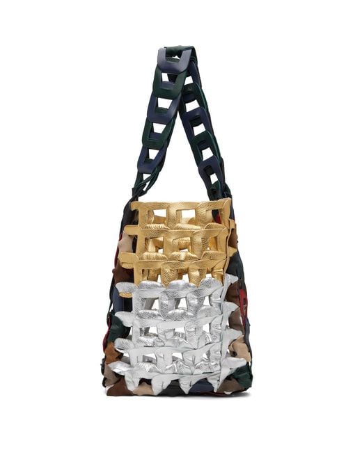 SC103 Black Links Medium Tote for men