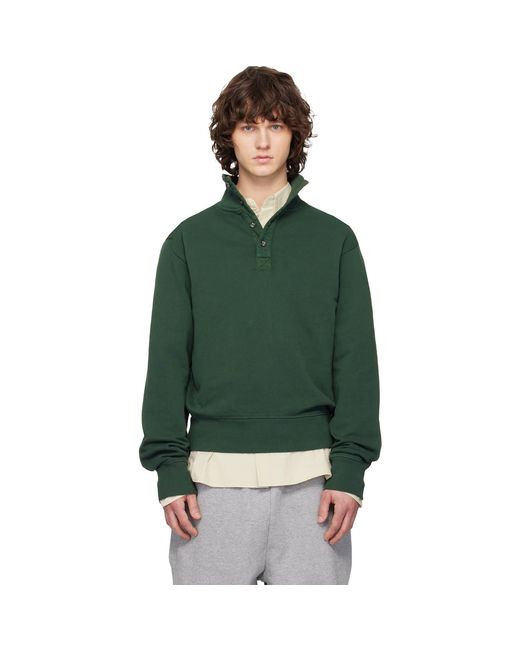 Pull Molletonné Port Vert Entire studios pour homme en coloris Green
