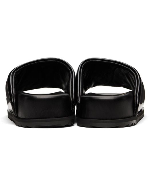 Yume Yume Black Finn Slides for men