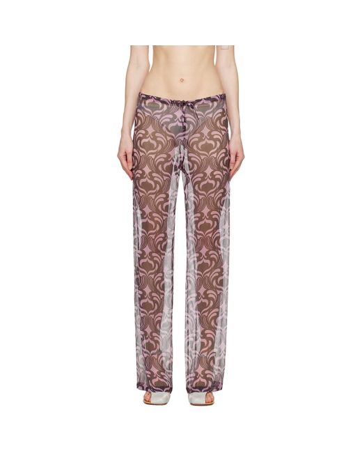 Dries Van Noten Multicolor Printed Trousers