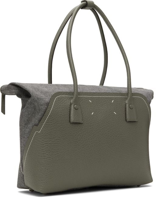 Maison Margiela Black 5Ac Medium Shopping Tote for men