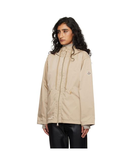Moncler Natural Cassiopea Hooded Jacket