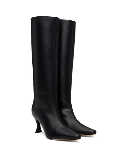 By Far Black Stevie 42 Knee-High Tall Boots