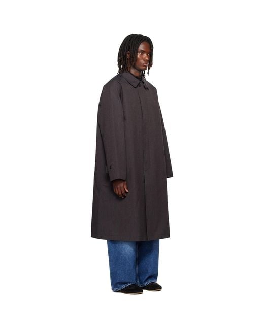 Studio Nicholson Blue Crowe Trench Coat for men