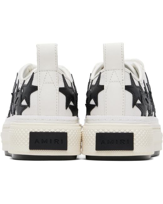 Amiri White Stars Court Low Sneakers