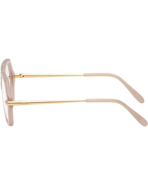 Loewe Brown Taupe Slim Glasses for men
