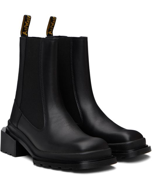 Dr. Martens Black Maybole Square Toe Chelsea Boots