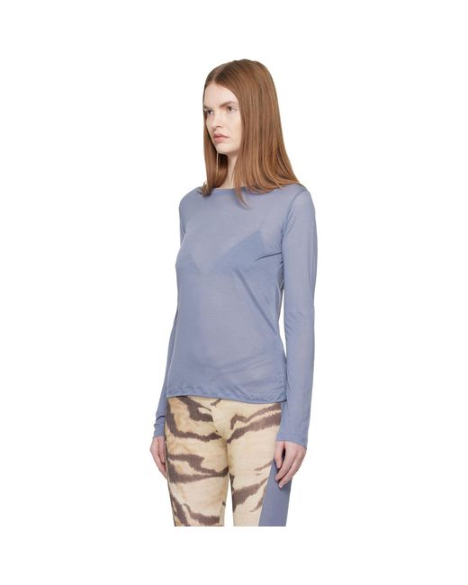 Baserange Blue Long Sleeve T-Shirt