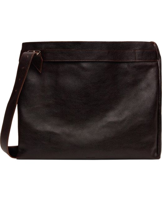 NULLUS Black Large Braided Strap Tote for men