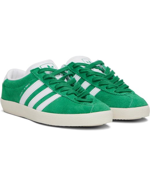 Sporty & Rich Green Adidas Originals Edition Blanc Sneakers
