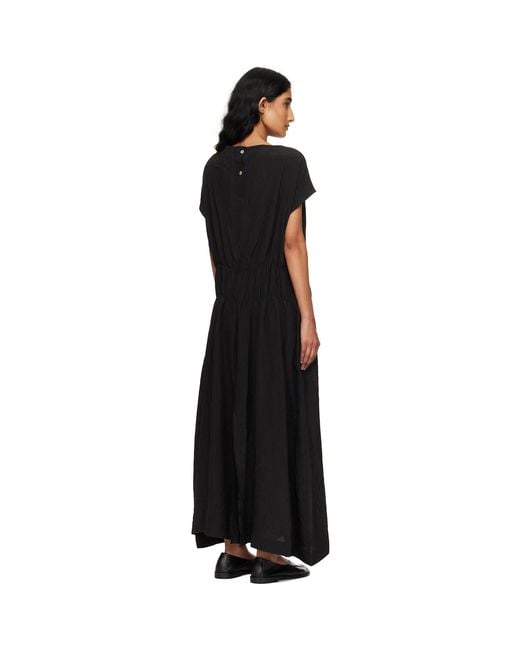 Studio Nicholson Black Simos Midi Dress