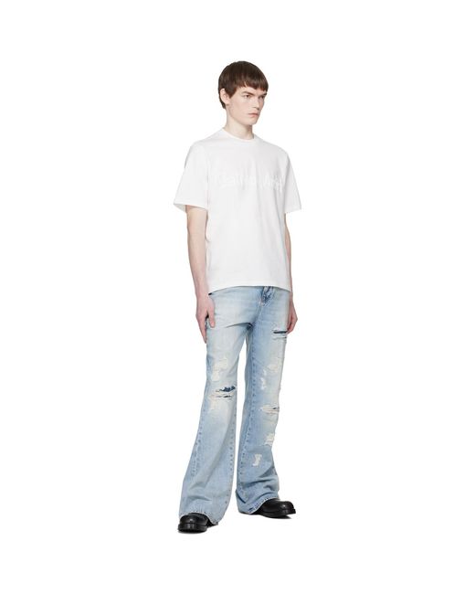 Amiri White 'Chateau Tonal T-Shirt for men