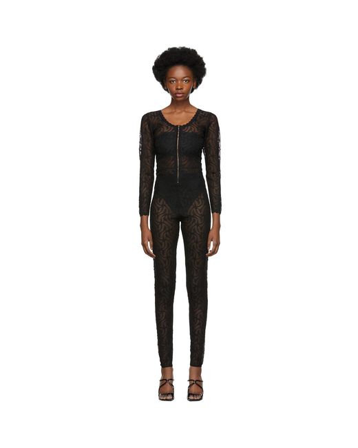 DIOTIMA Black Lace Jumpsuit