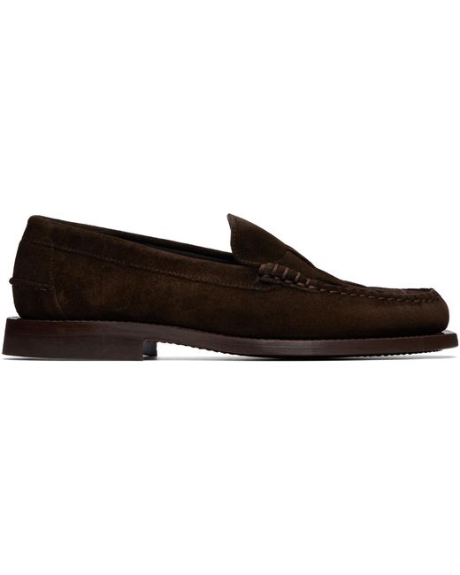 Hereu Brown Nombela Suede Loafers for men