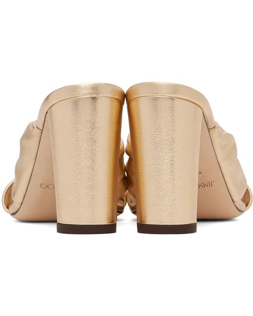 Jimmy Choo Black Avenue 85 Mules