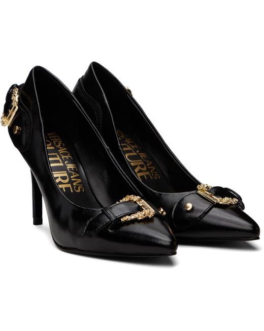 Versace Ssense Exclusive Black Heels