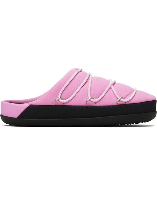 Moon Boot Black Soft Slipper Loafers
