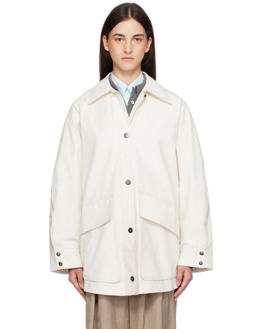 Cordera White Off- Patch Pocket Jacket