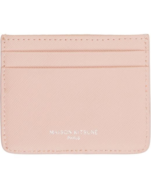 Maison Kitsuné Black Boogie Card Holder