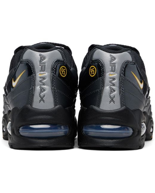 Nike Black Air Max 95 Big Bubble Sneakers for men