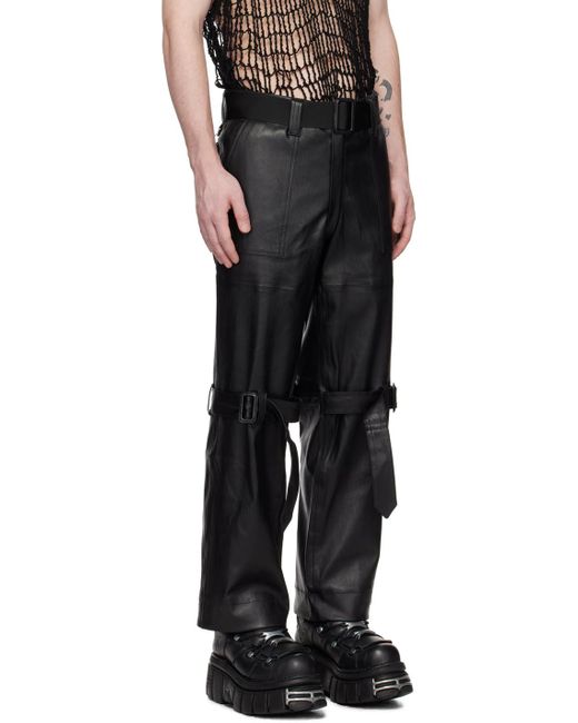 99% Is 70s Leather Pants in Black for Men | Lyst UK