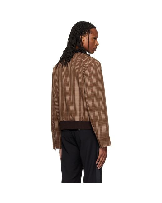 Wales Bonner Brown Axis Jacket for men