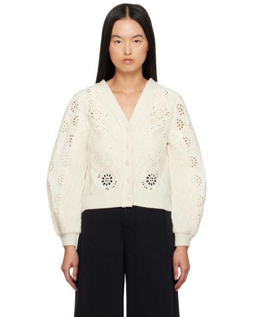 Sea Black Off- Lainey Cardigan