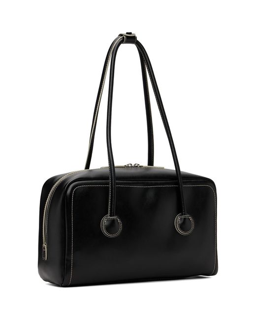 MARGE SHERWOOD Black Soft Boston Bag