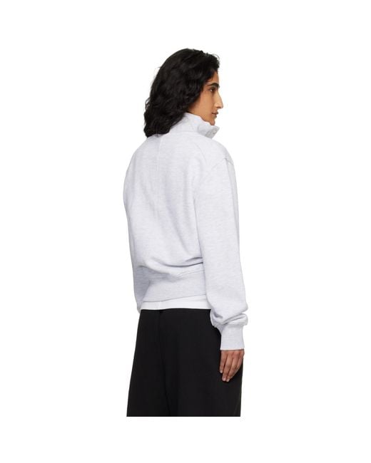 Entire studios White Port Pullover Sweatshirt