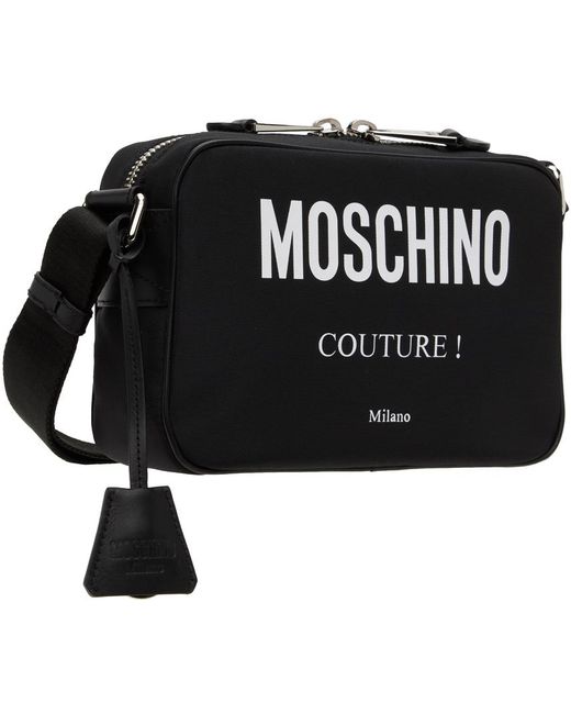 Sac ' couture' noir Moschino pour homme en coloris Black