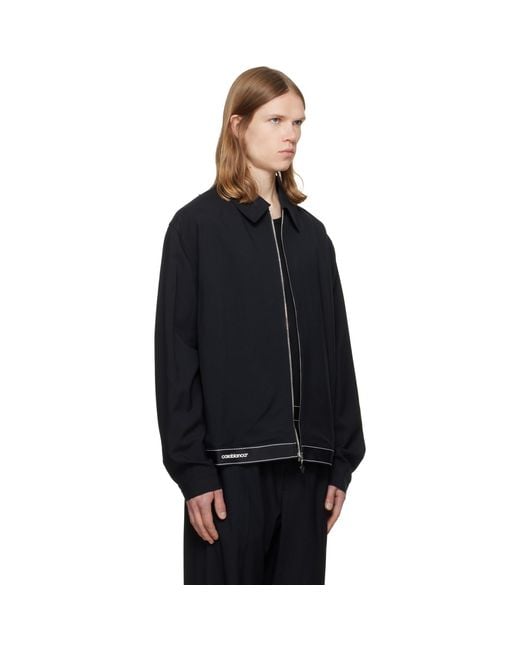 Casablanca Black Tailored Sports Jacket for men