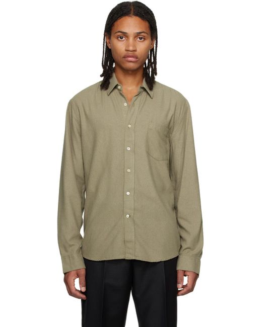 Our Legacy Multicolor Beige Classic Shirt for men